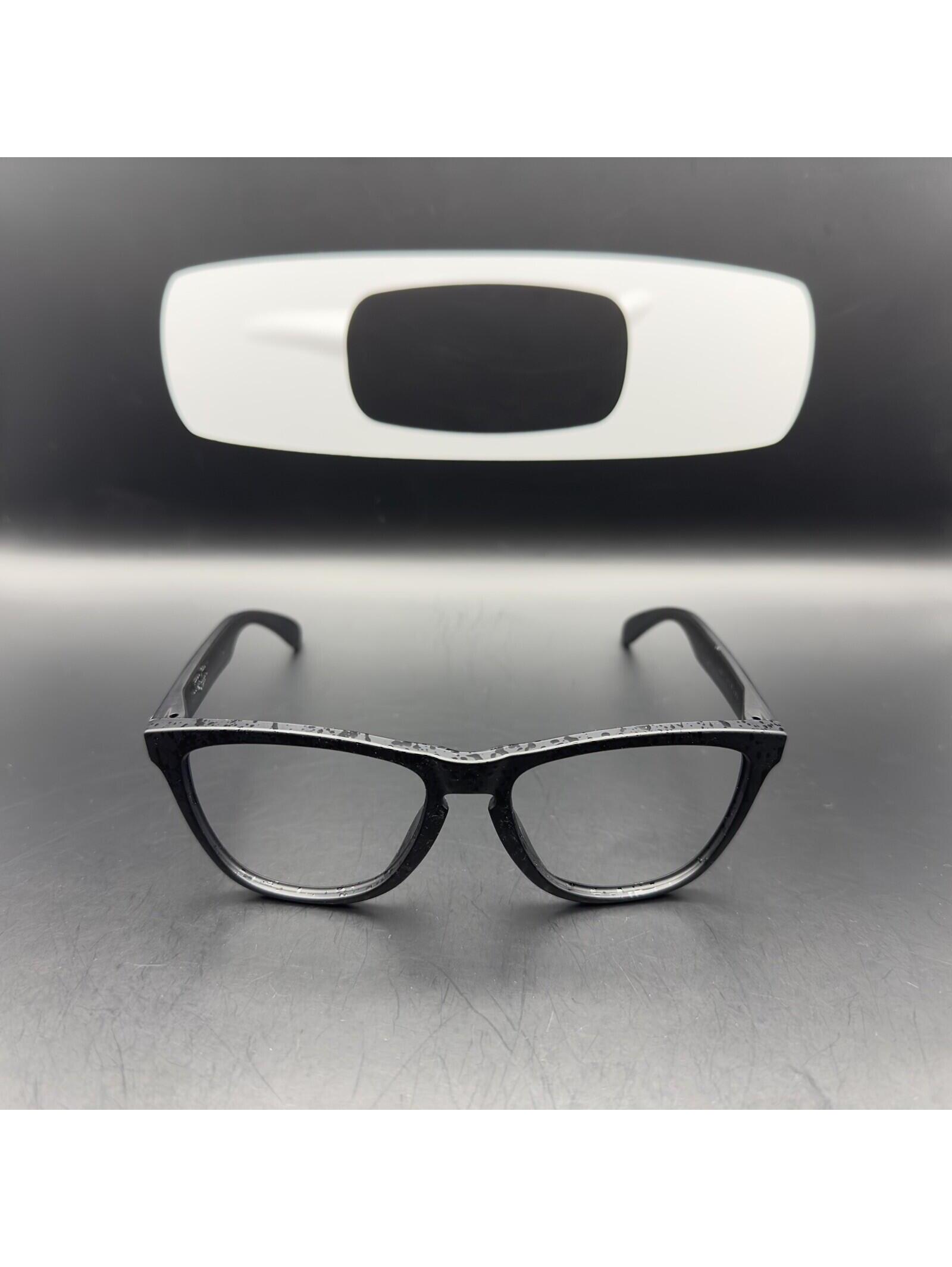 Oakley Frogskin Matte Black Splatter Frame W/Matte Black Arm